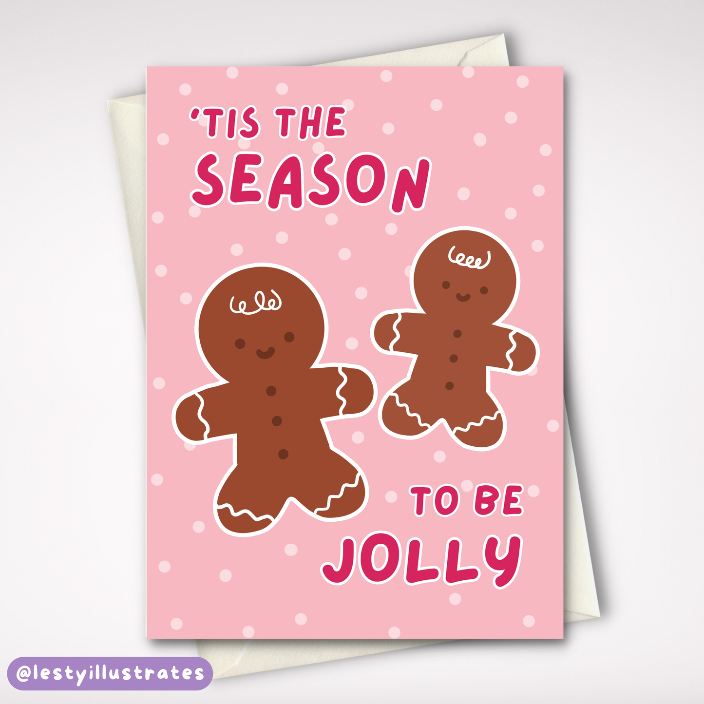 Tis the Season Gingerbread Christmas Card