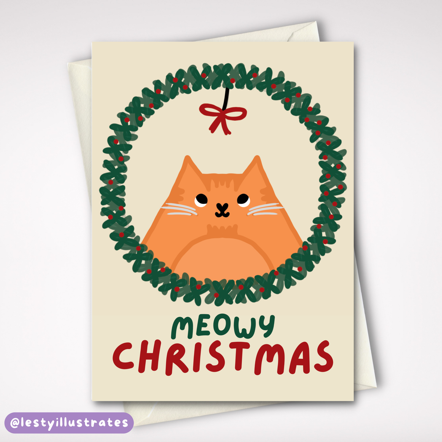 Meowy Christmas Card