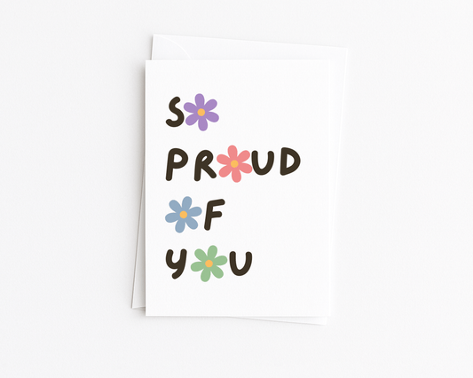 So Proud of You Card
