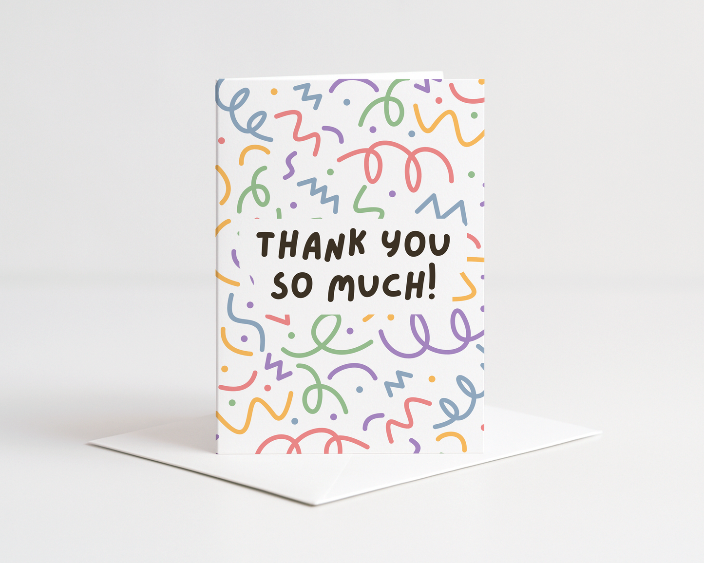 Thank You So Much! Squiggles Card