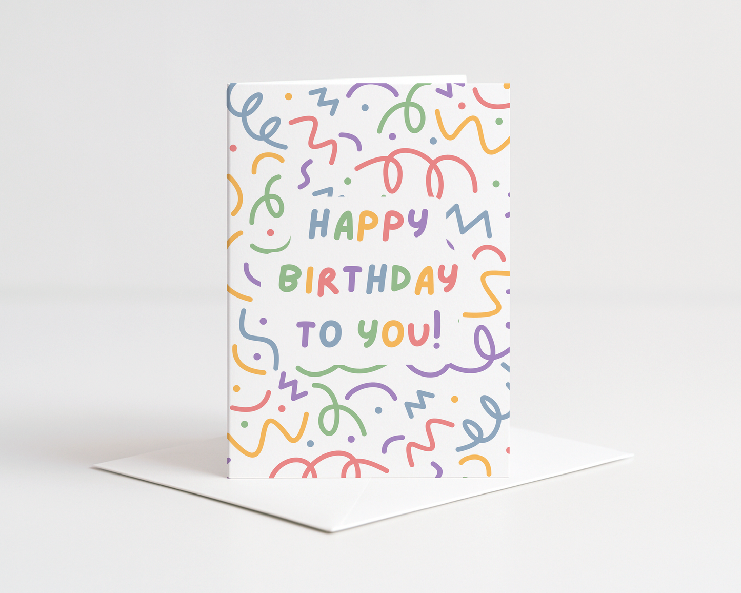 Happy Birthday to You Squiggles Card