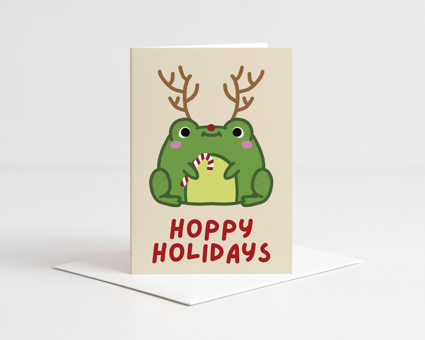 Hoppy Holidays Christmas Card