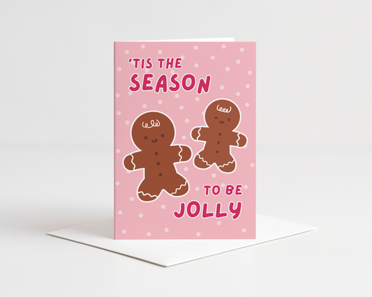 Tis the Season Gingerbread Christmas Card