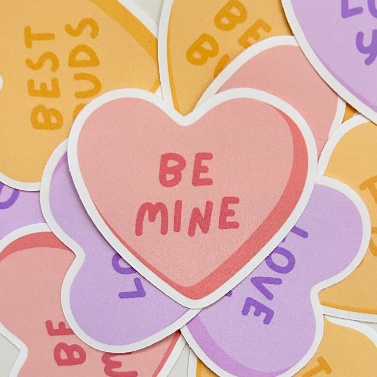 Be Mine Sugar Heart Sticker