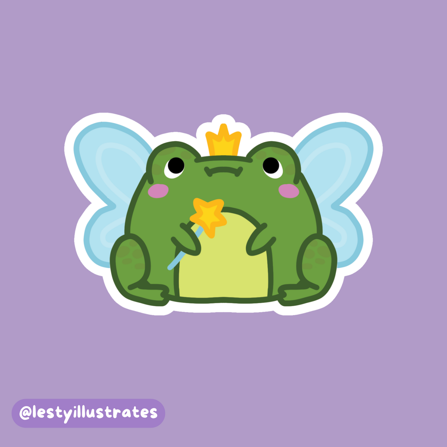 Fairy Frog Mother Sticker