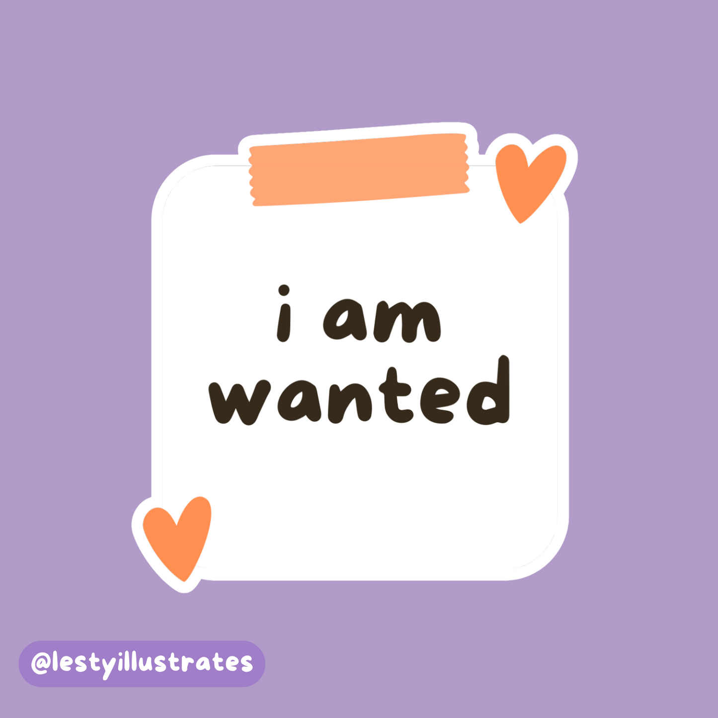 I am Wanted Sticker