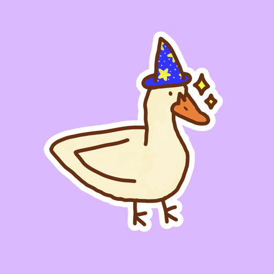 Wizard Duck Sticker