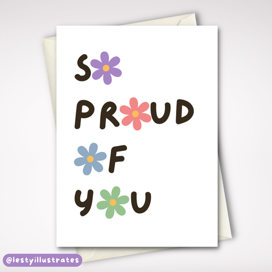 So Proud of You Card