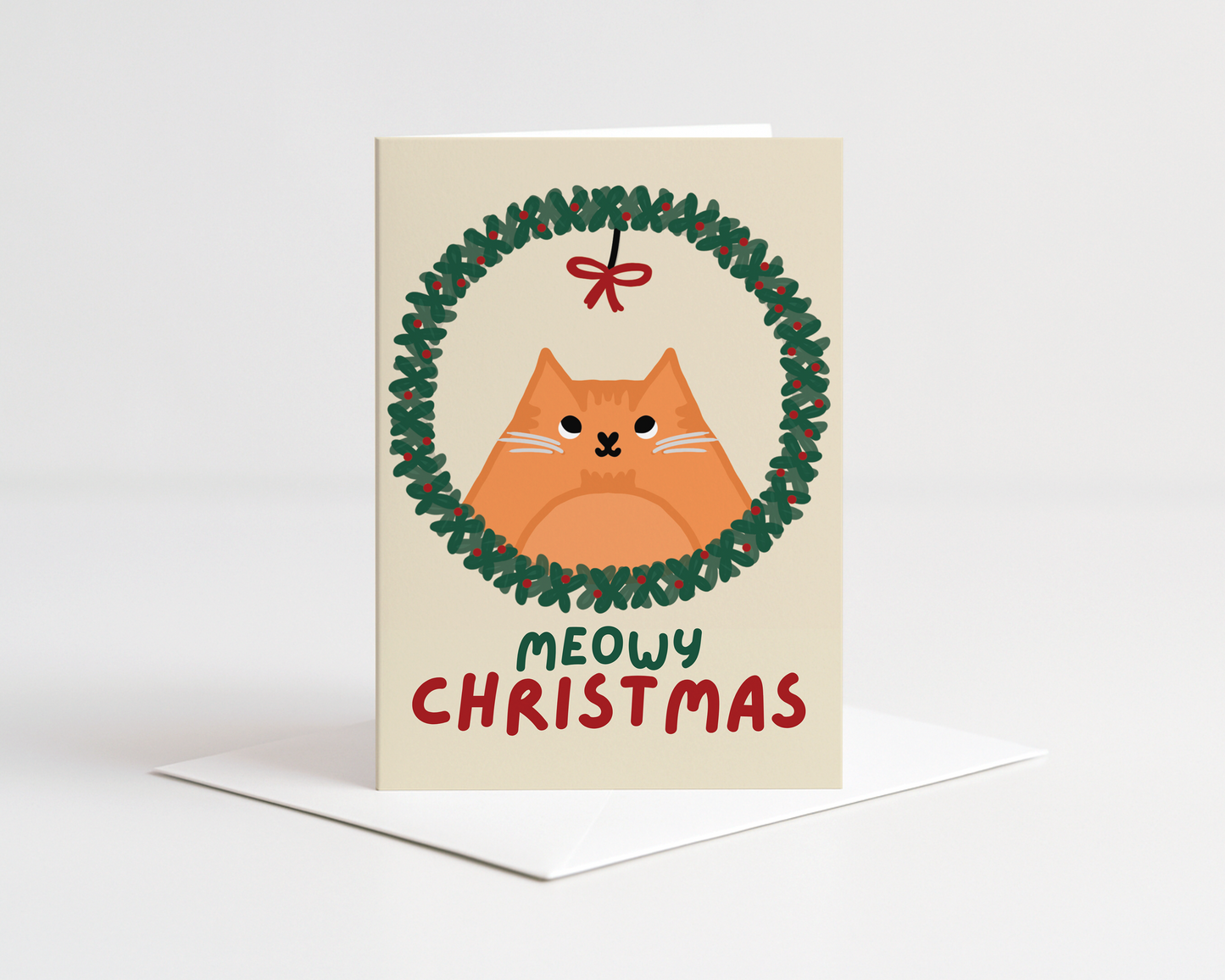 Meowy Christmas Card