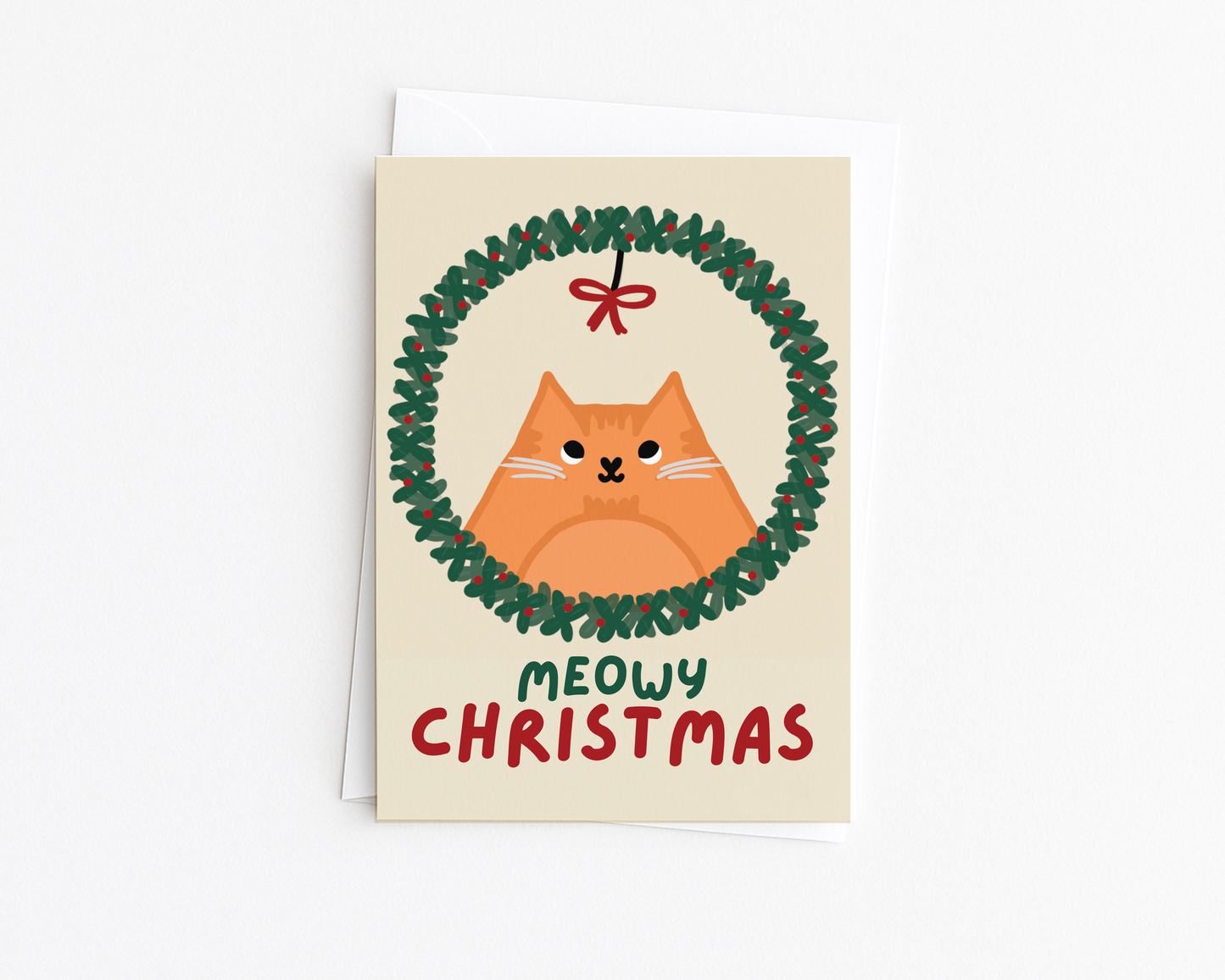 Meowy Christmas Card