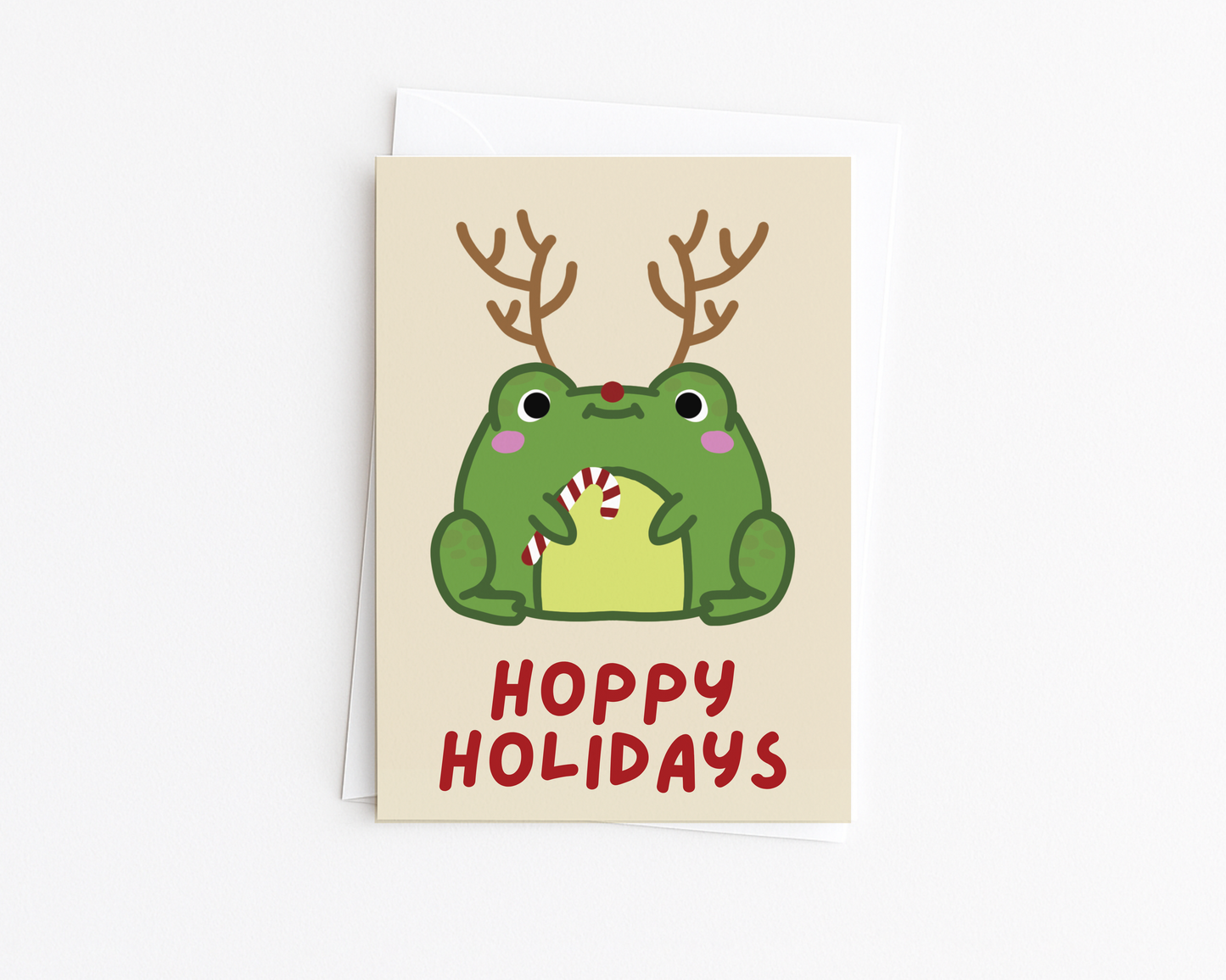 Hoppy Holidays Christmas Card