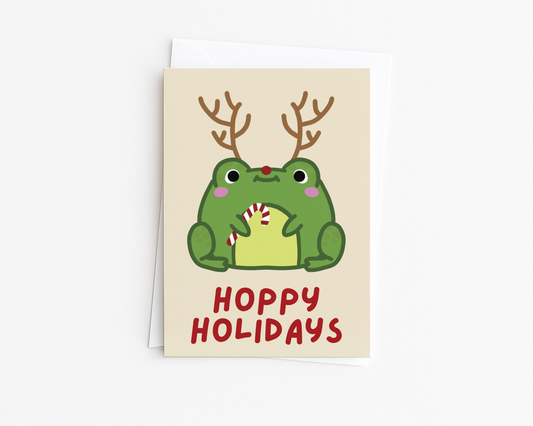 Hoppy Holidays Christmas Card