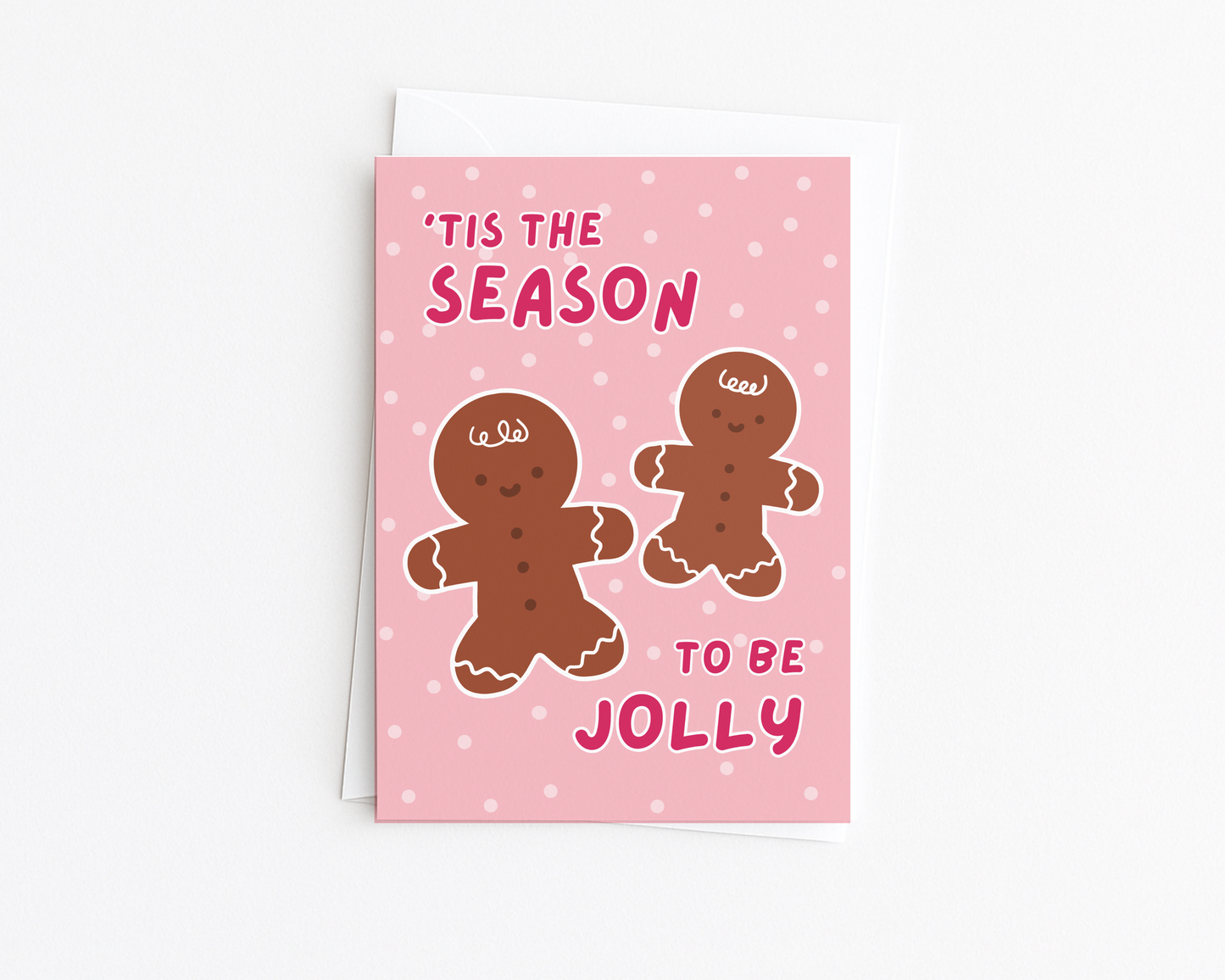 Tis the Season Gingerbread Christmas Card
