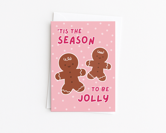 Tis the Season Gingerbread Christmas Card
