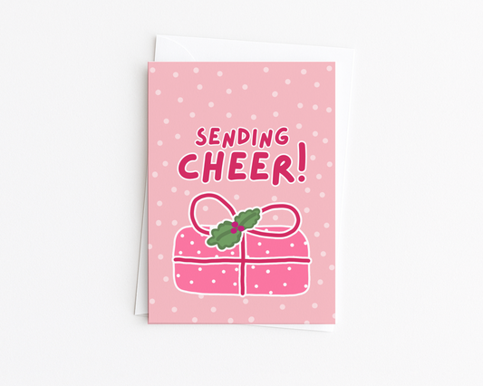 Sending Cheer Christmas Card