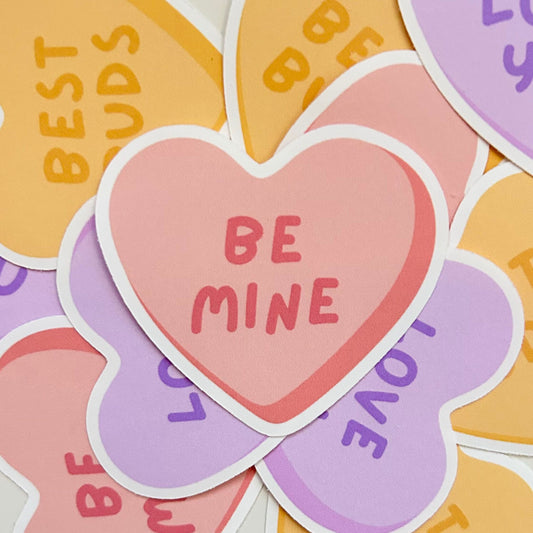 Be Mine Sugar Heart Sticker