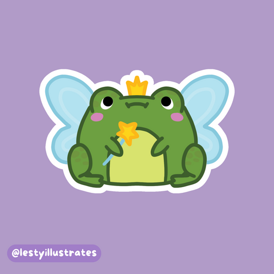 Fairy Frog Mother Sticker