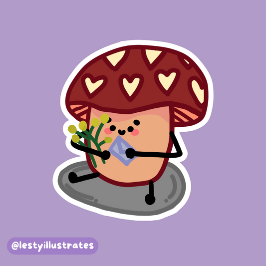 Mushroom Dude Sticker