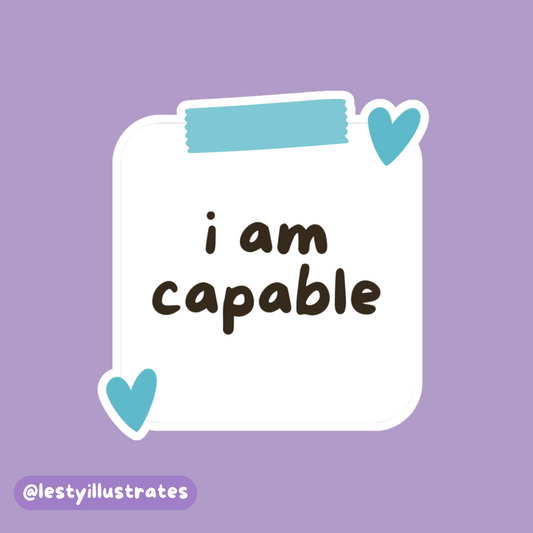 I am Capable Sticker