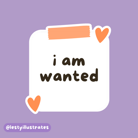 I am Wanted Sticker